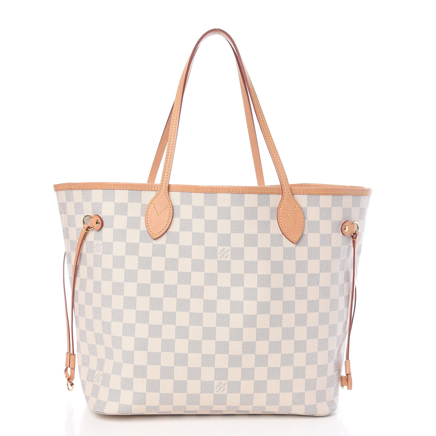 Louis Vuitton Damier Azur Neo Neverfull MM Rose Ballerine 3 of 14