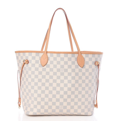 Louis Vuitton Damier Azur Neo Neverfull MM Rose Ballerine 3 of 14