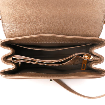 Celine Grained Calfskin Small 16 Top Handle Bag Beige 5 of 15