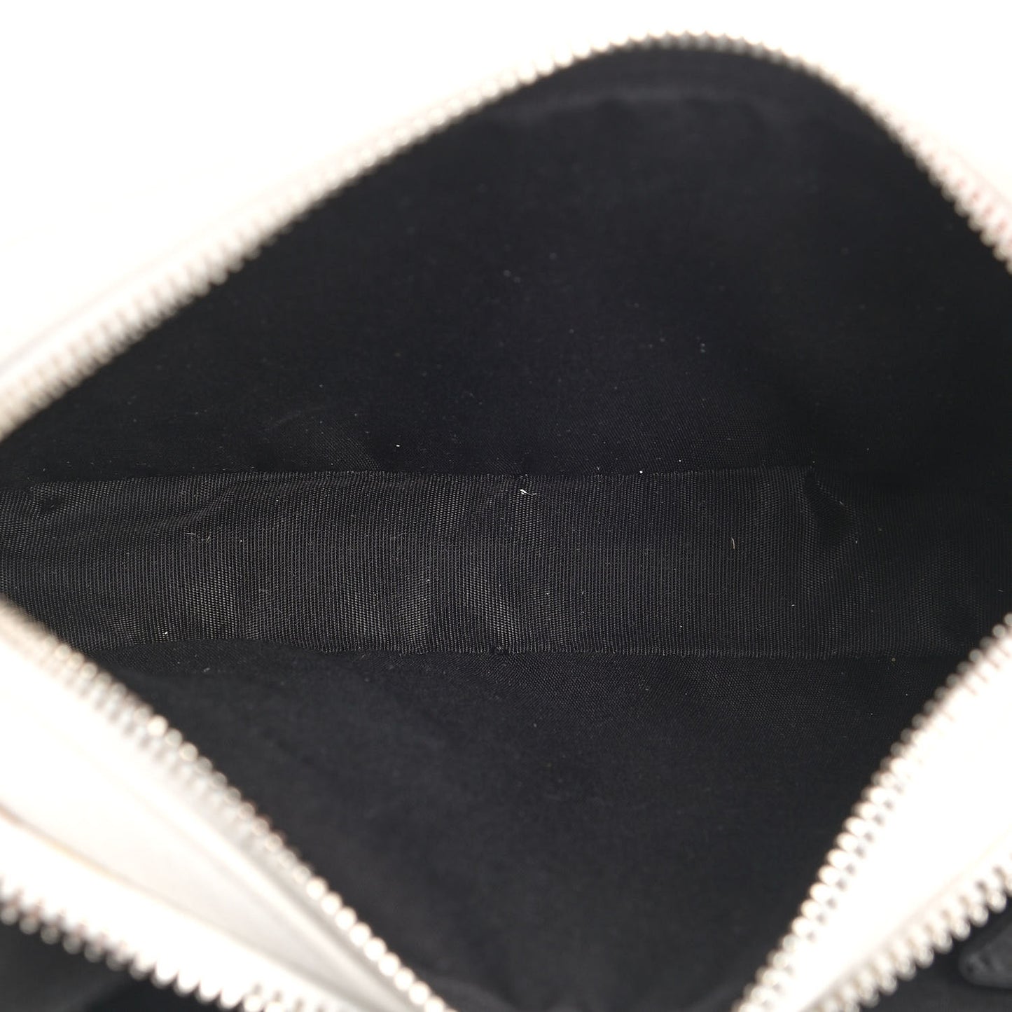 X DANIEL ARSHAM Grained Calfskin Newspaper Messenger White