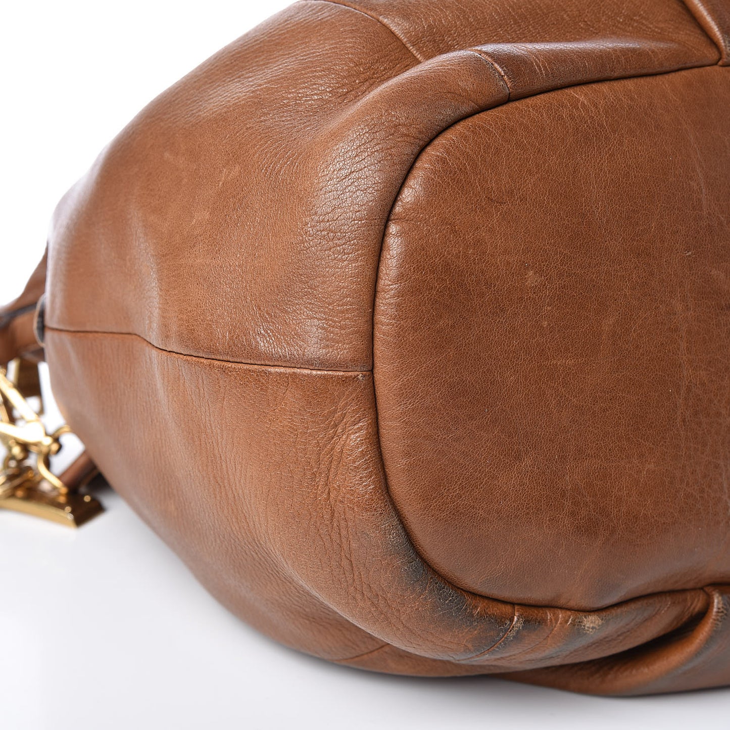 Cervo Shine Tote Nocciolo