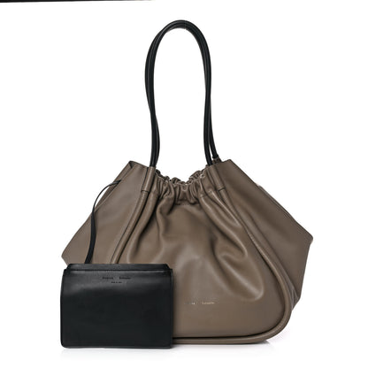Proenza Schouler Calfskin XL Ruched Tote Light Taupe 1 of 12