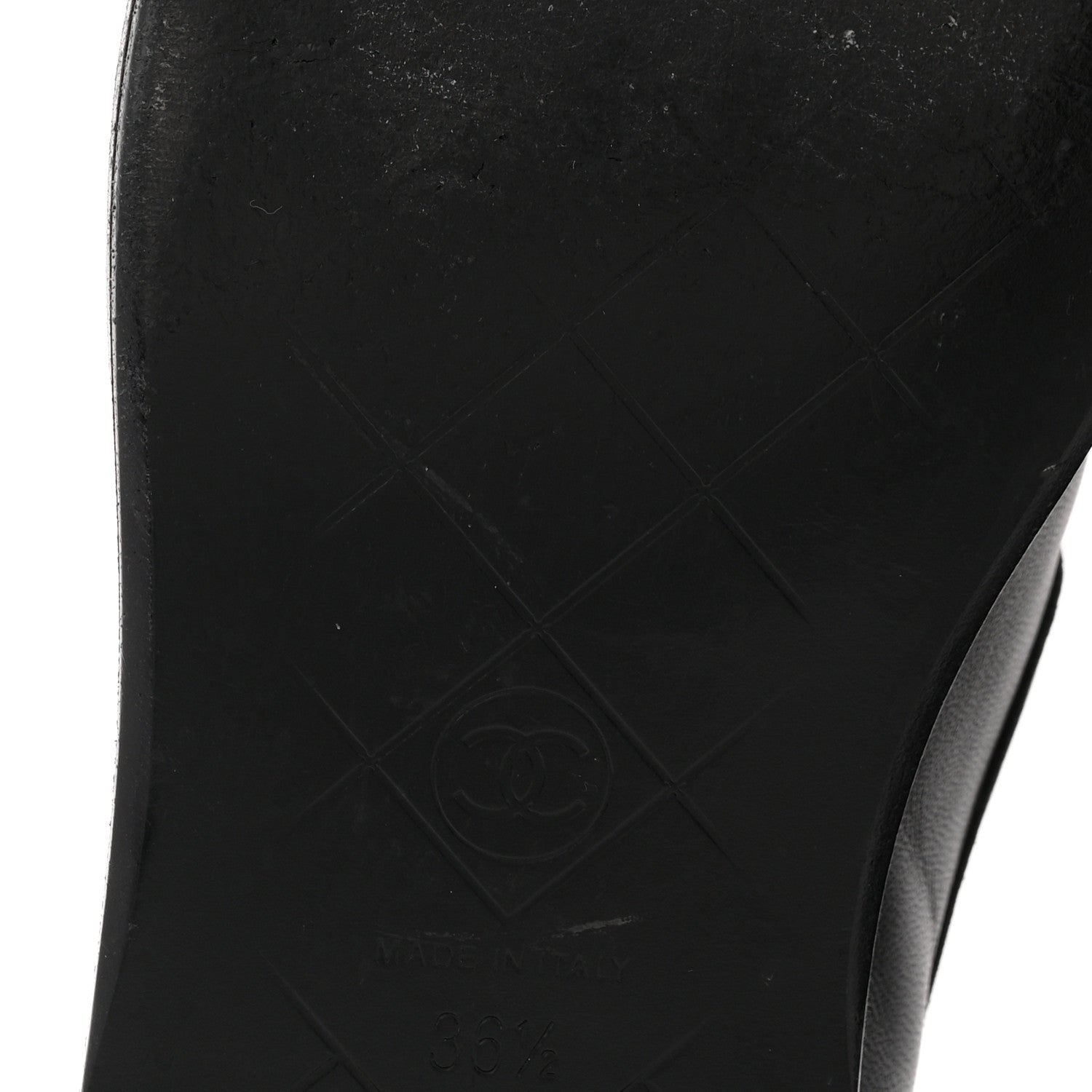 Chanel Lambskin Quilted CC Turnlock Loafers 36.5 Black 10 of 11