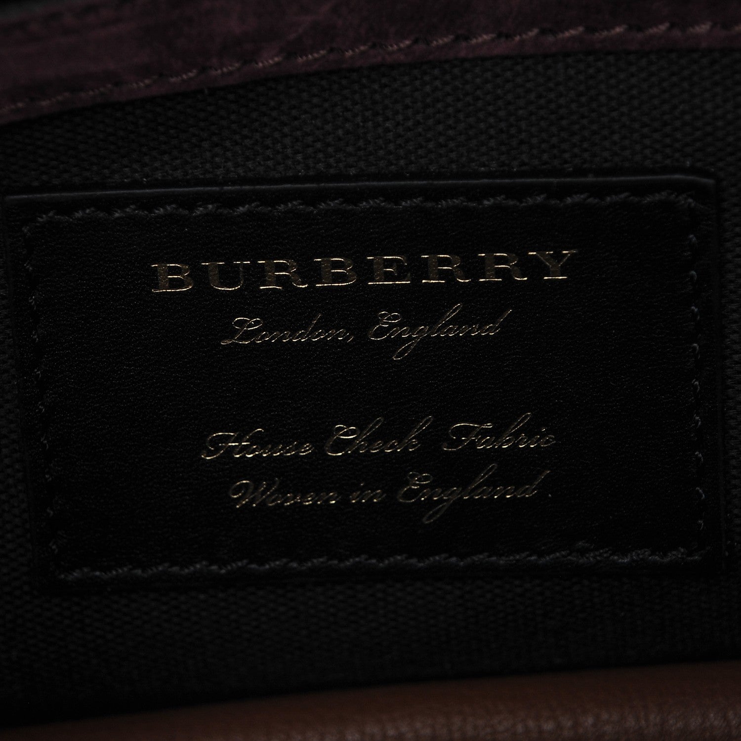 Burberry Derby Calfskin House Check Small Macken Crossbody Bag Tan 7 of 7
