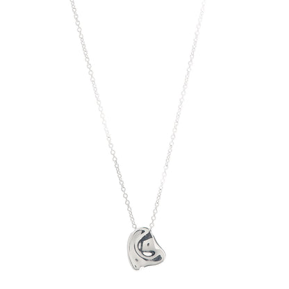 Tiffany Sterling Silver Elsa Peretti Full Heart Pendant Necklace 1 of 5