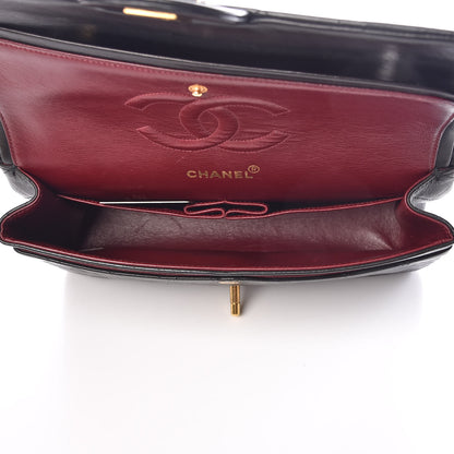 Chanel Lambskin Quilted Medium Double Flap Black 6 of 9