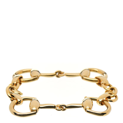 Gucci 18K Yellow Gold Horsebit Bracelet 3 of 6