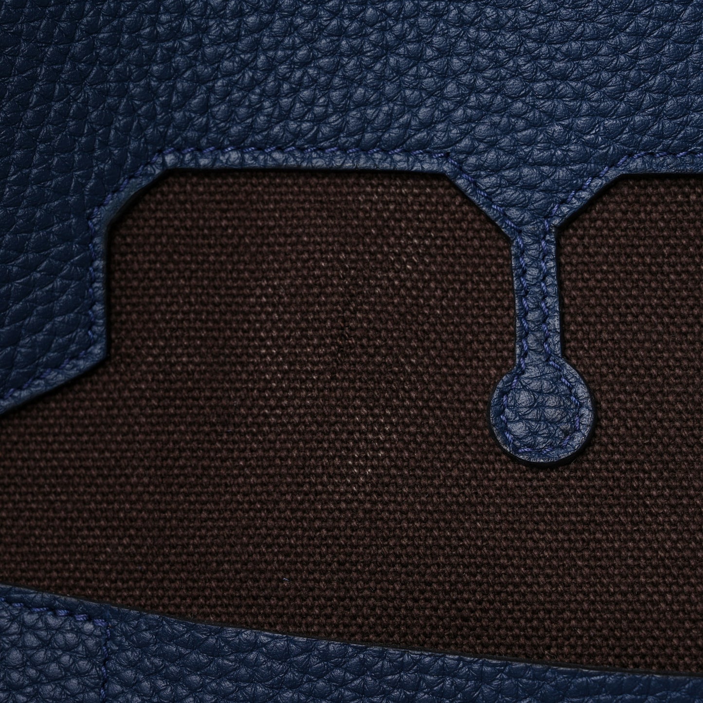 Canvas Calfskin Petit H Monsieur B Bag