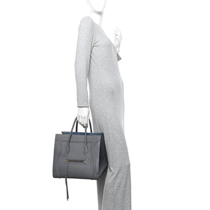 Celine Baby Grained Calfskin Medium Phantom Luggage Kohl 2 of 17