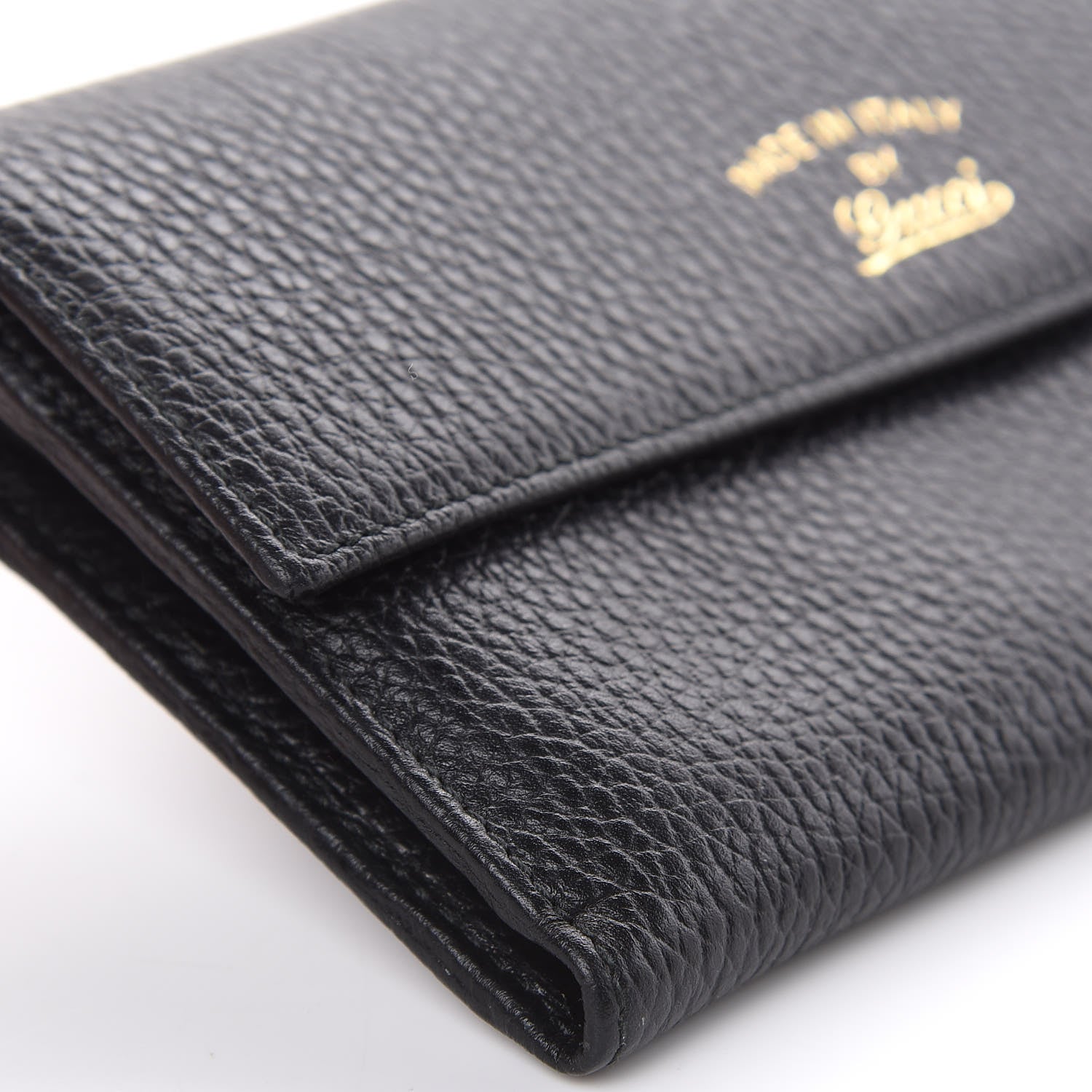 Gucci Dollar Calfskin Swing Continental Wallet Black 8 of 10