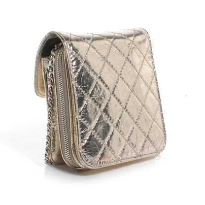 Chanel Metallic Calfskin Mini Flap Gold 3 of 8