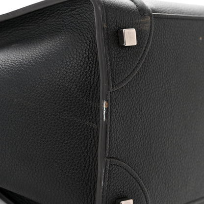 Celine Drummed Calfskin Mini Luggage Black 12 of 14