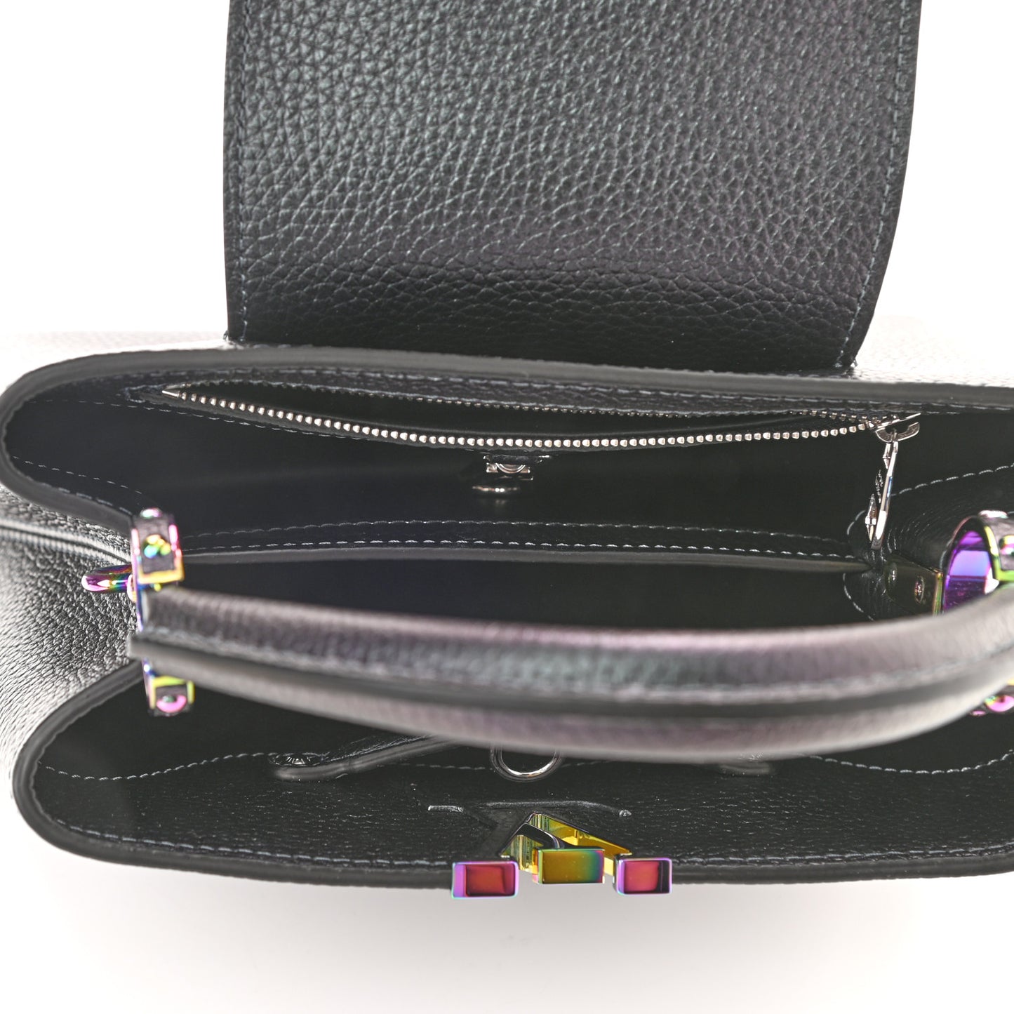 Taurillon Capucines BB Scarabeo Iridescent Black