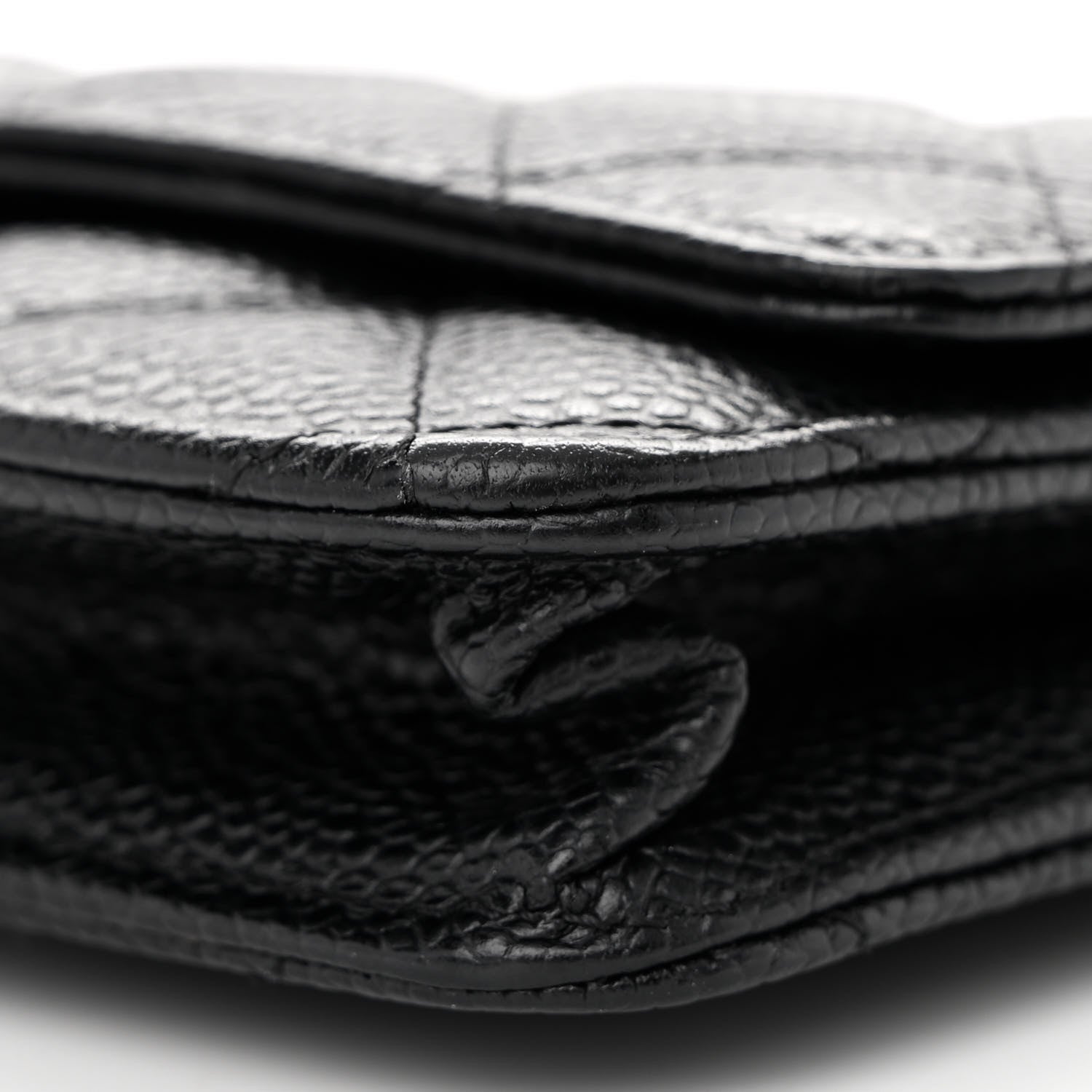 Chanel Caviar Quilted Wallet on Chain WOC Black 10 of 12