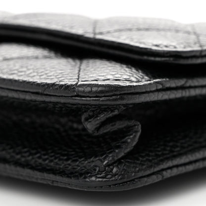 Chanel Caviar Quilted Wallet on Chain WOC Black 10 of 12