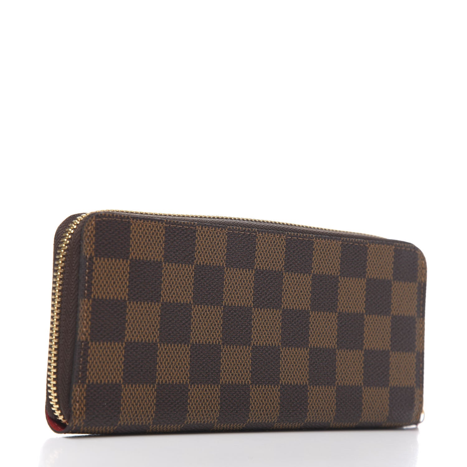 Louis Vuitton Damier Ebene Clemence Wallet Cherry 3 of 7