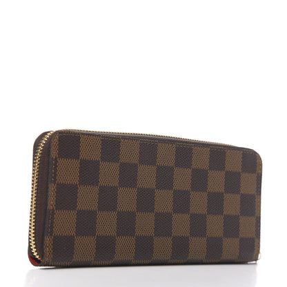 Louis Vuitton Damier Ebene Clemence Wallet Cherry 3 of 7
