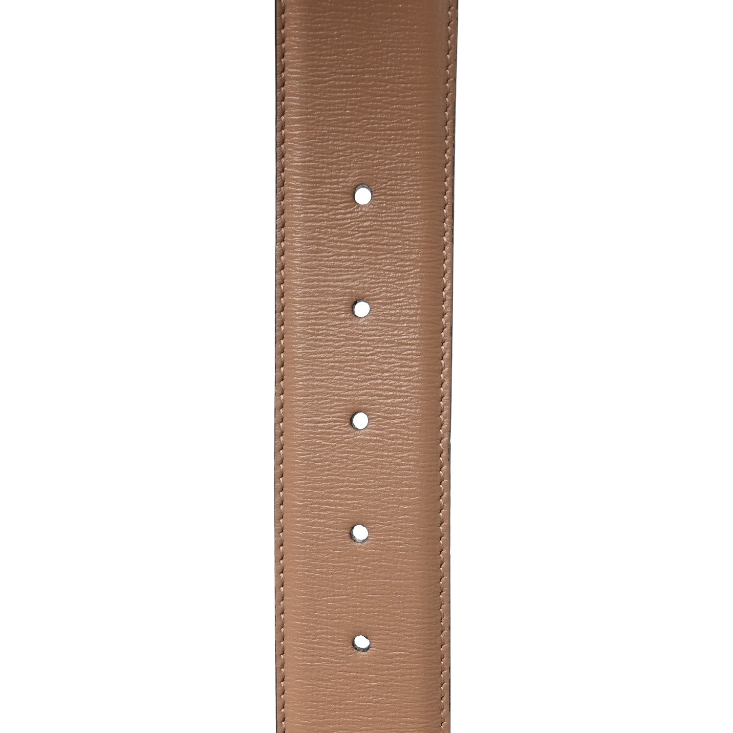 Gucci Azalea Calfskin Enamel Monochrome Double G 40mm Belt 80 32 Camelia 5 of 5