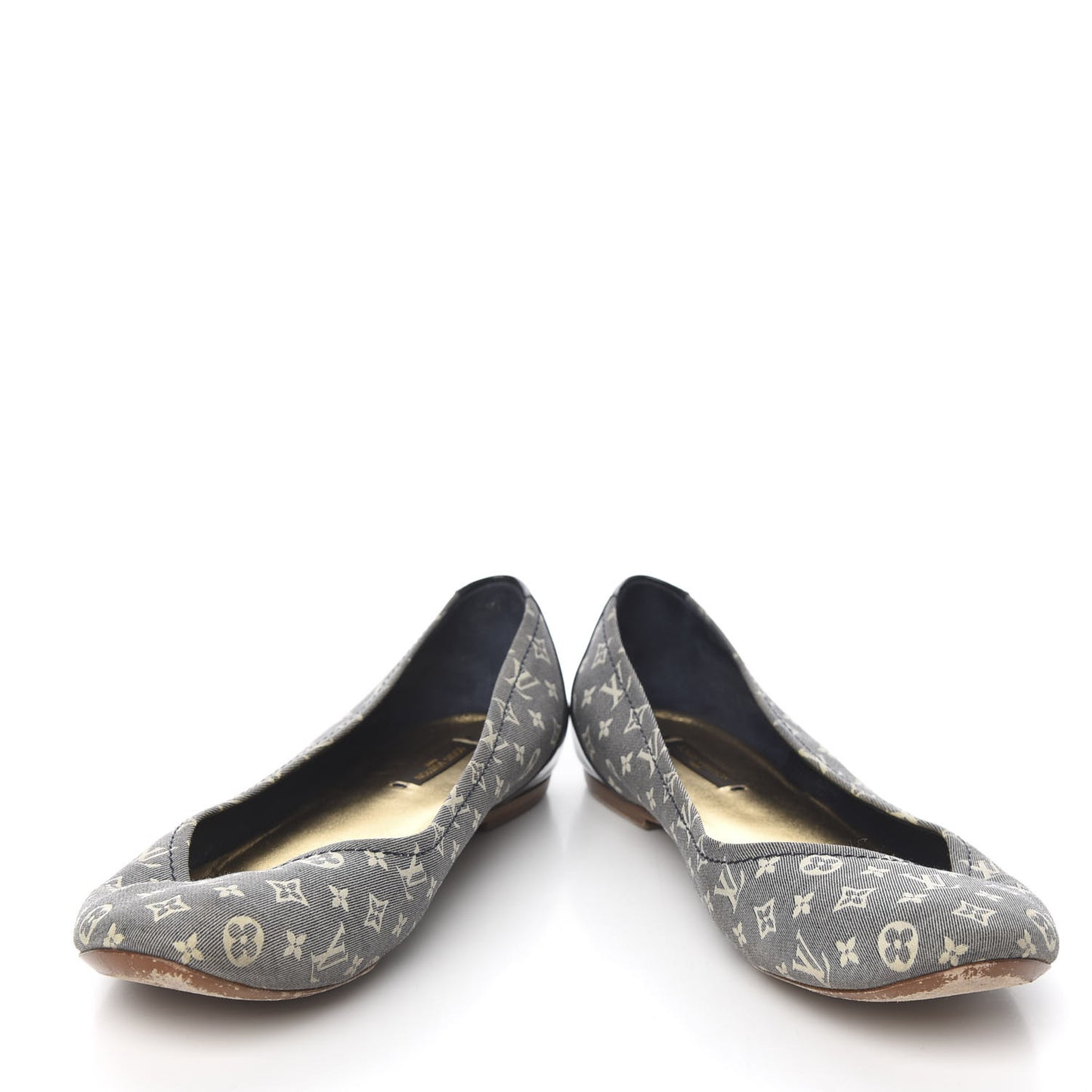Monogram Idylle Ballerina Flats 40 Encre
