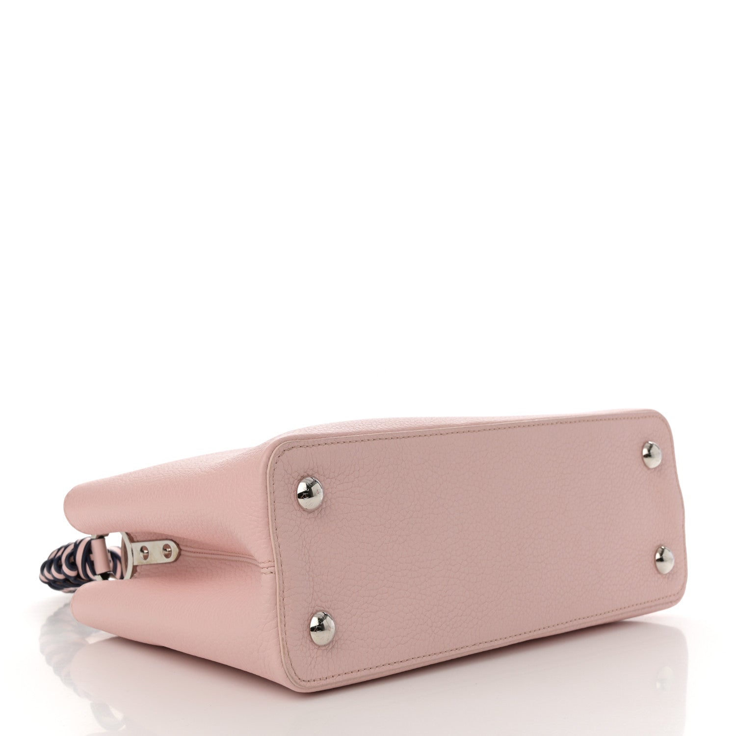 Louis Vuitton Taurillon Braided Capucines MM  Light Pink 4 of 9