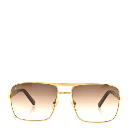 Louis Vuitton Attitude Sunglasses Z0259U Gold 2 of 8