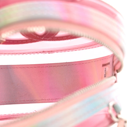 Chanel PVC Lambskin Filigree Round Clutch With Chain Pink 5 of 12