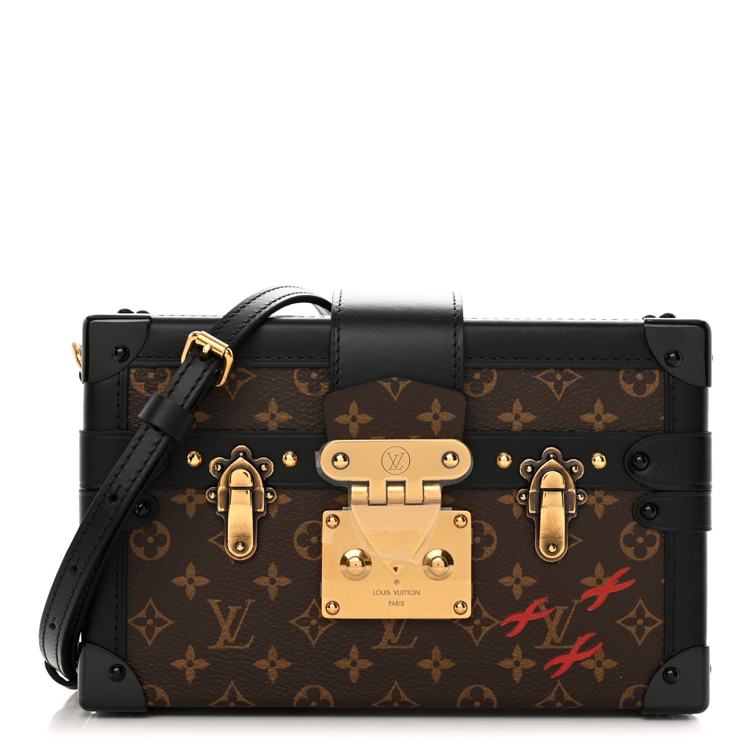 Louis Vuitton Monogram Petite Malle Black 1 of 11