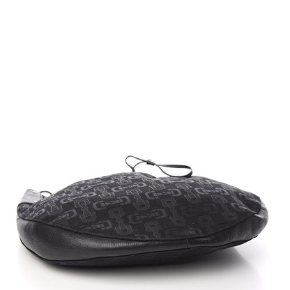 Gucci Horsebit Print Hobo Black 4 of 10