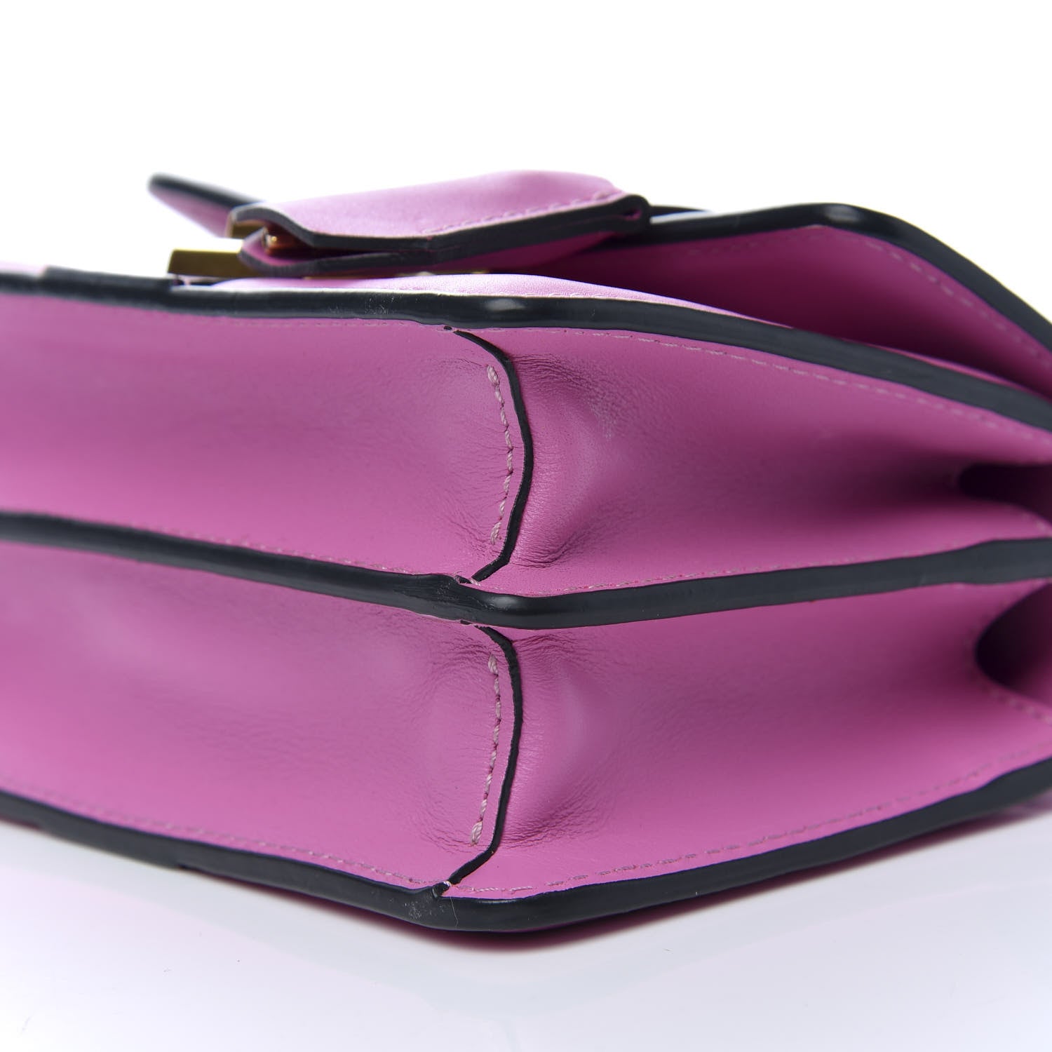 MCM Visetos Mini Tracey Satchel Pink 8 of 9