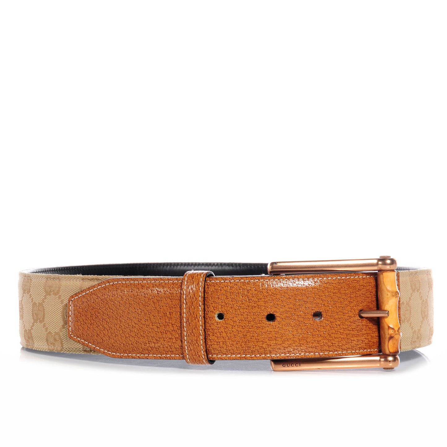 Monogram Bamboo Buckle Belt 80 32