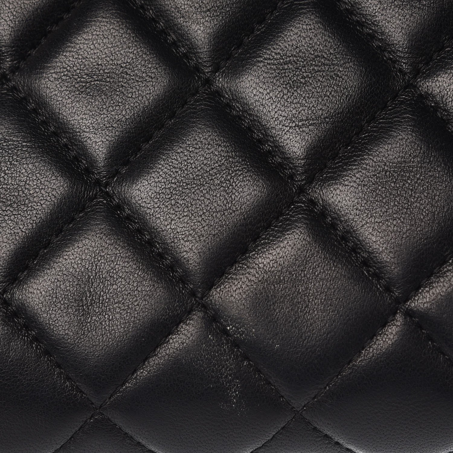 Chanel Lambskin Quilted Clutch Black 10 of 10
