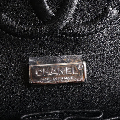Chanel Denim Crystal Sequin CC Medium Double Flap Black 6 of 10