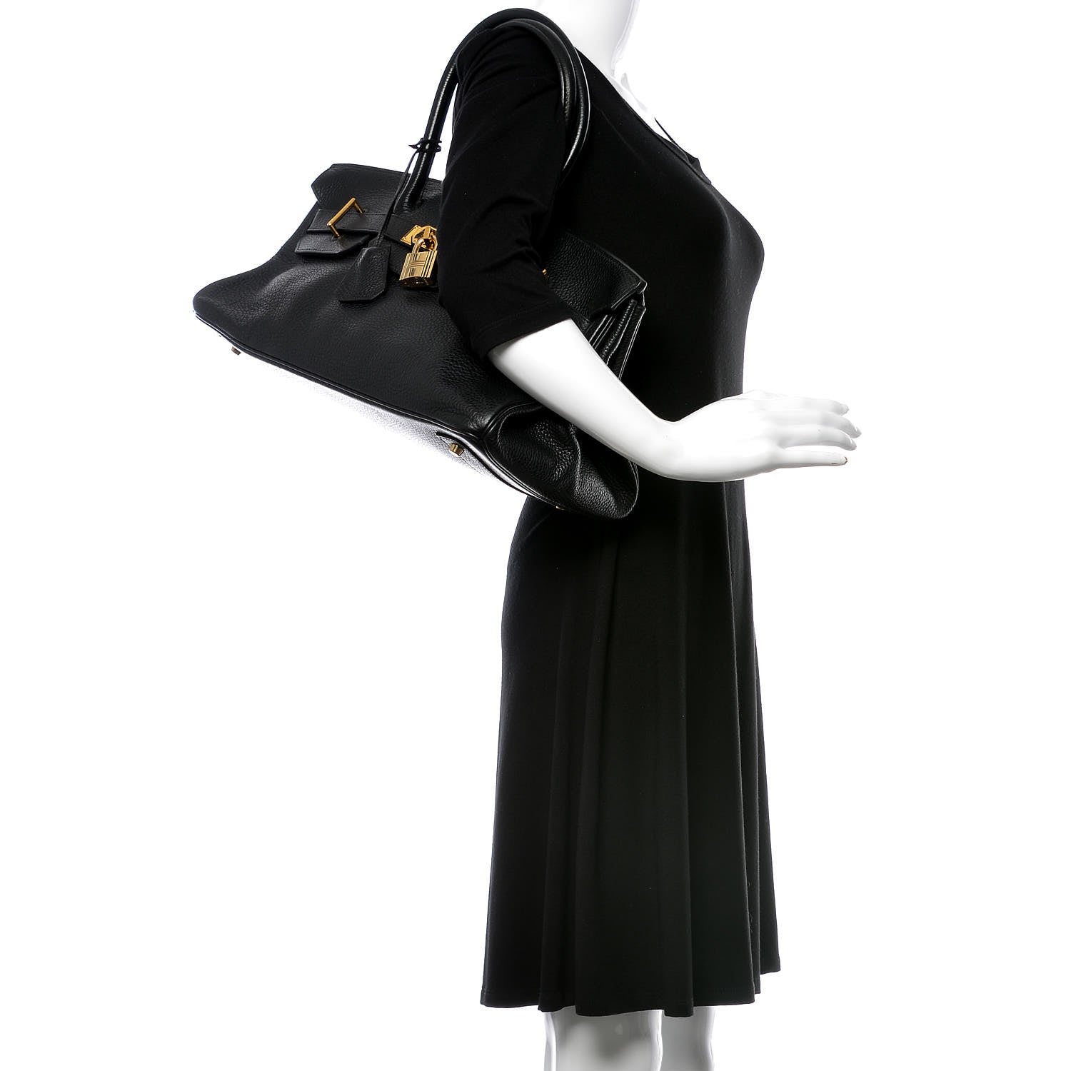 Hermes Taurillon Clemence JPG Birkin 42 Black 2 of 36