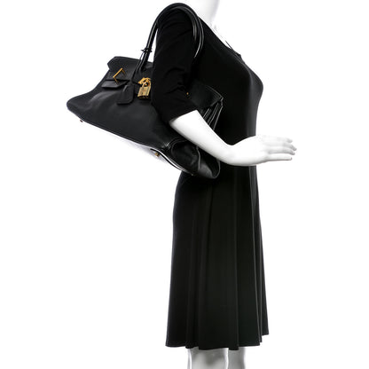 Hermes Taurillon Clemence JPG Birkin 42 Black 2 of 36