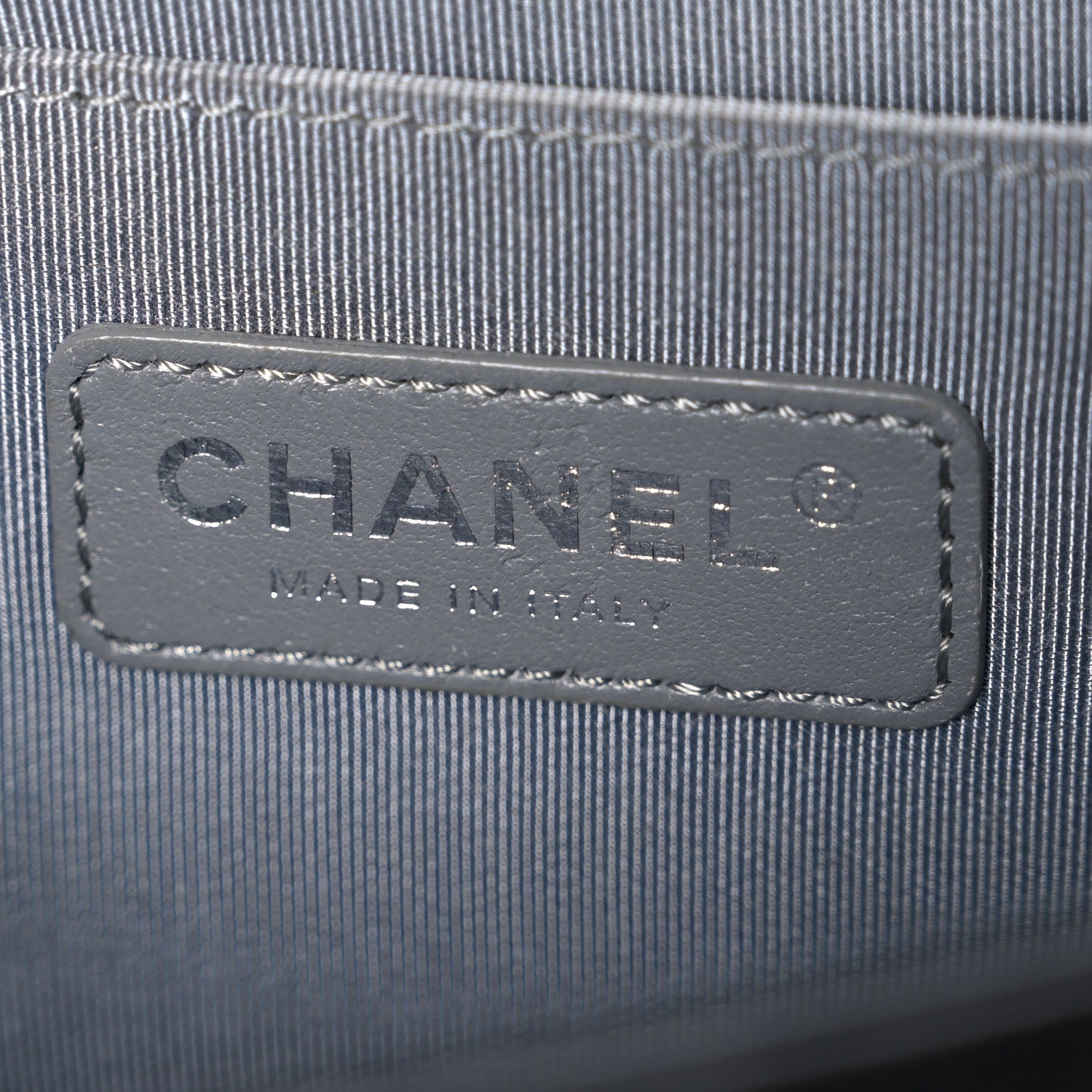 Chanel Calfskin Chevron Quilted Medium Boy Flap Black 6 of 11