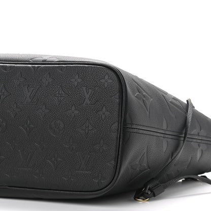Louis Vuitton Empreinte Monogram Giant Neverfull MM Black 9 of 9