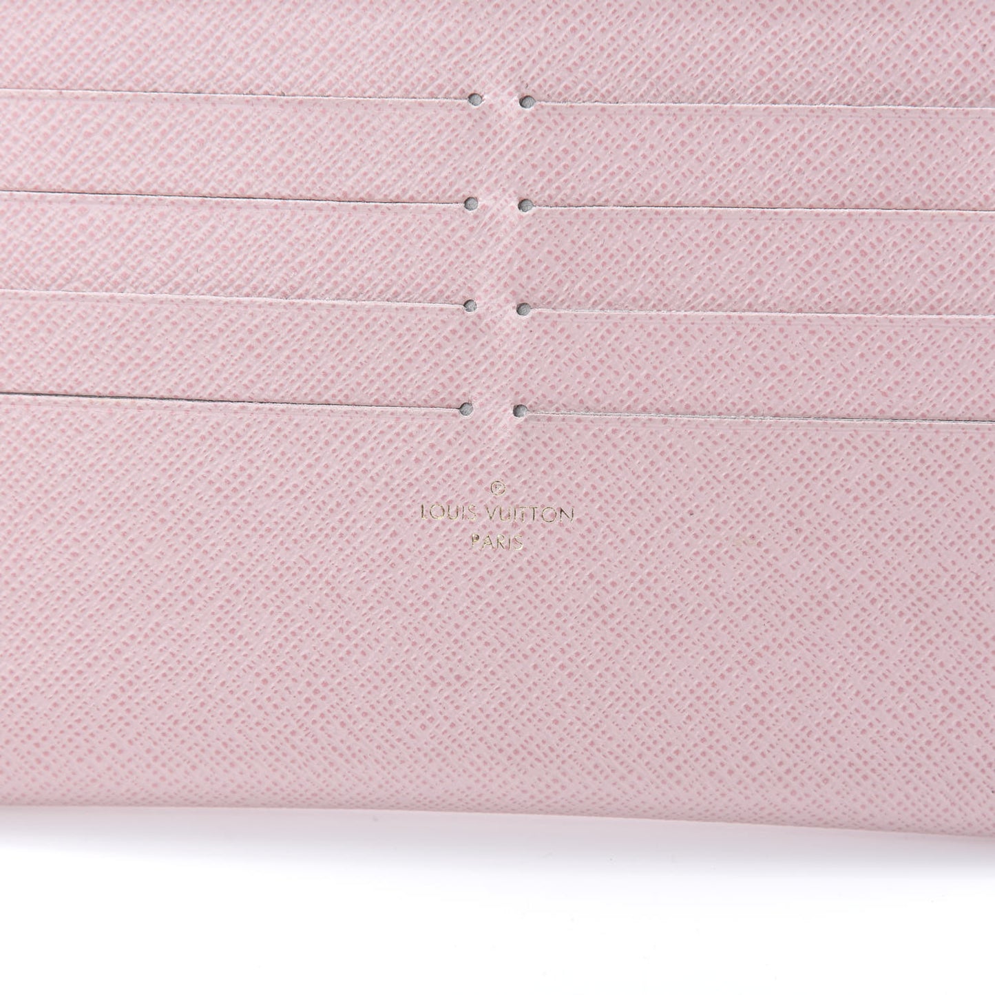 Calfskin Felicie Card Holder Insert Rose Ballerine