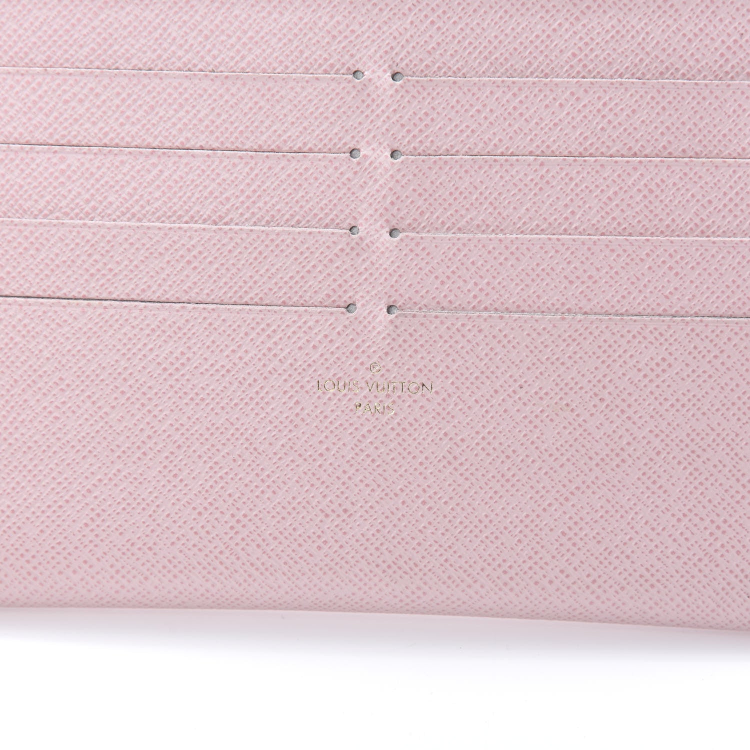 Louis Vuitton Calfskin Felicie Card Holder Insert Rose Ballerine 6 of 7