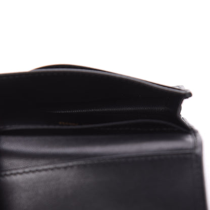 Miu Miu Nappa Matelasse Flap Wallet Black 5 of 7