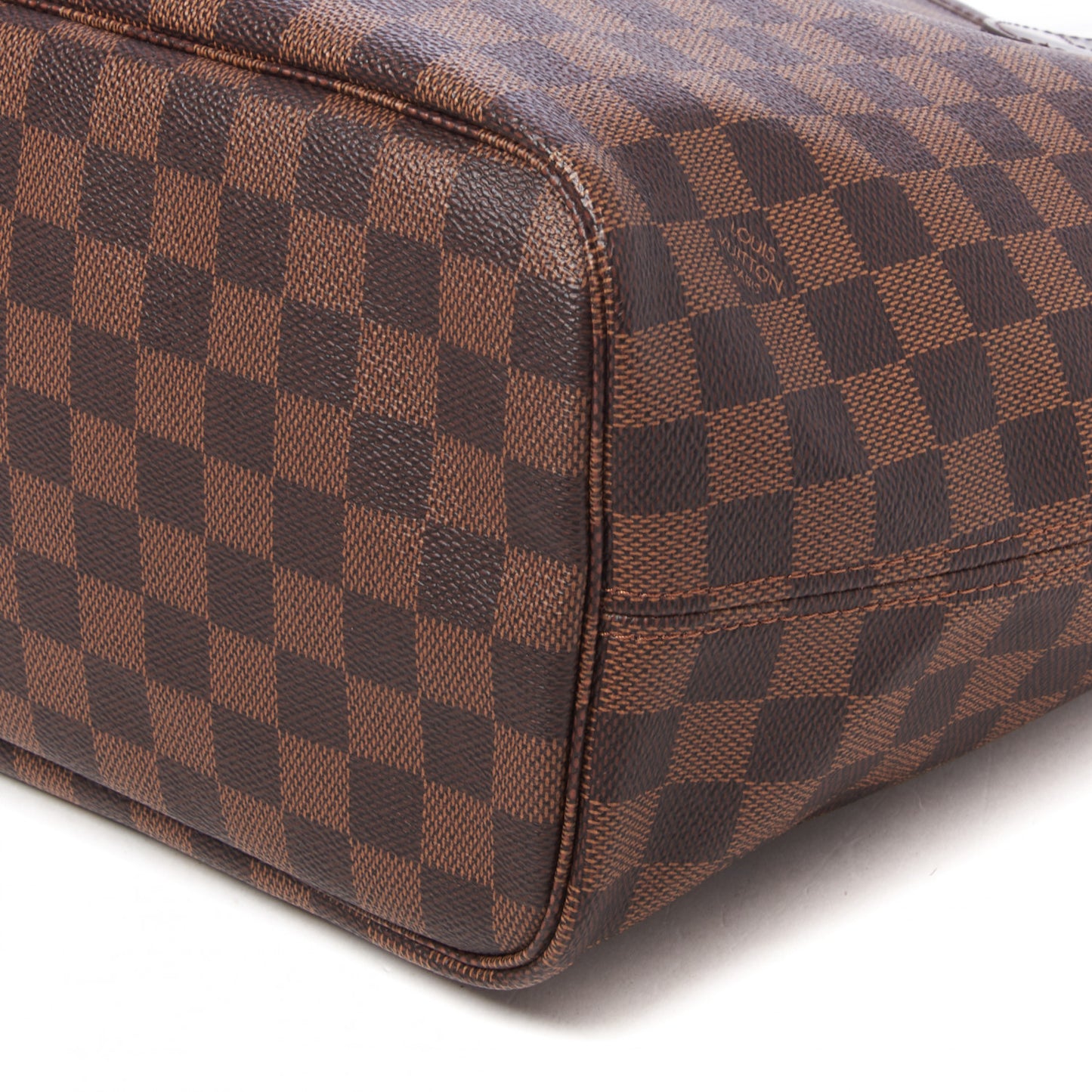Damier Ebene Neo Neverfull MM Rose Ballerine