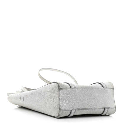 Balenciaga Glitter Calfskin XXS Everyday Tote Silver 4 of 12