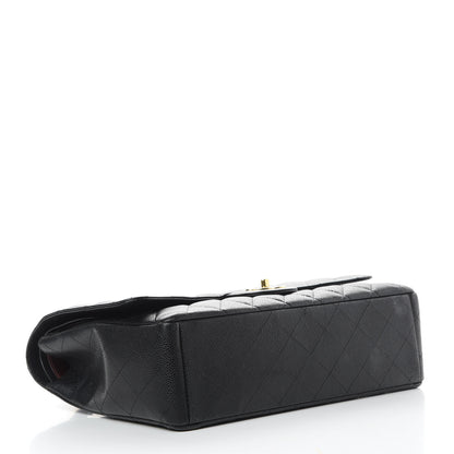 Chanel Caviar Quilted Maxi Double Flap Black 4 of 17