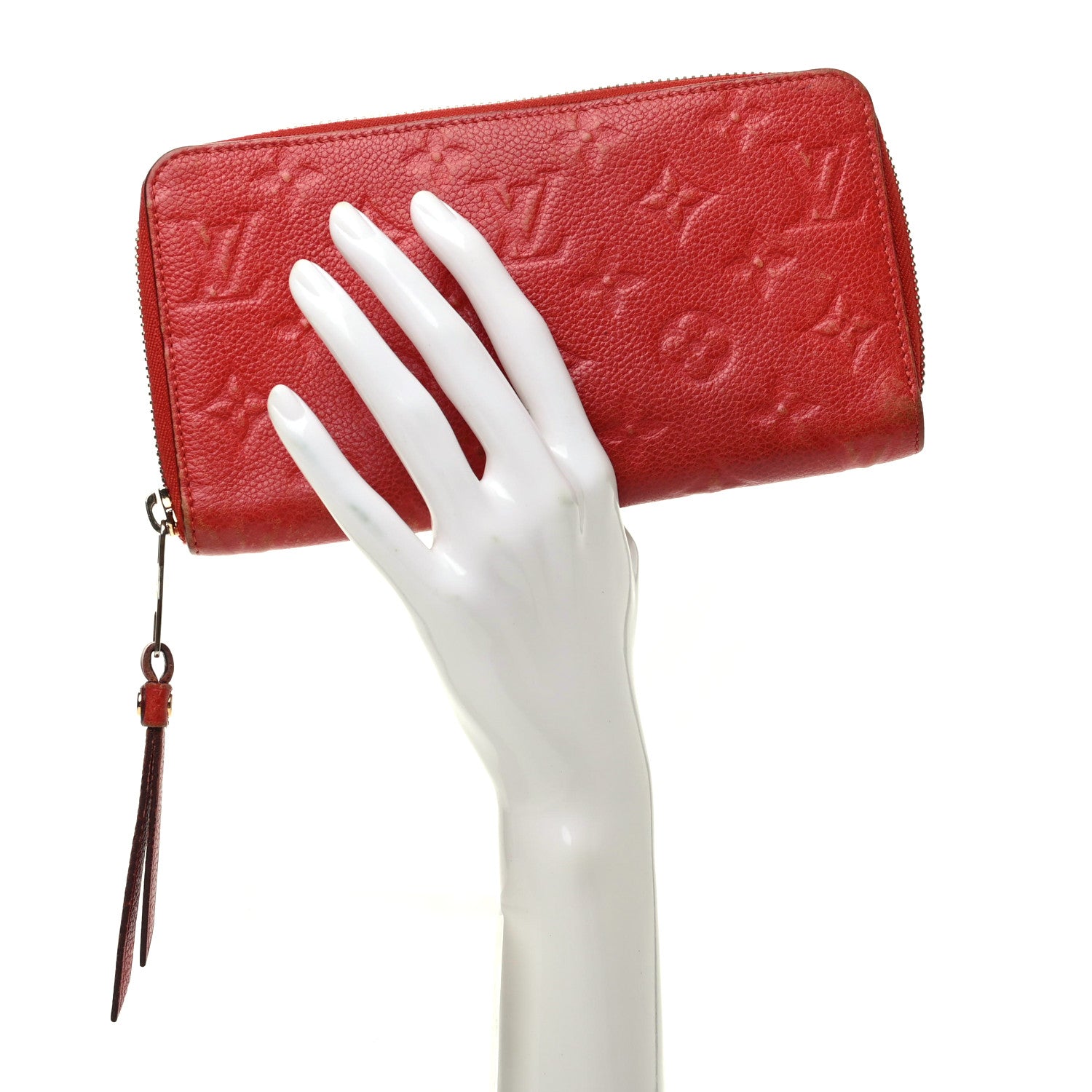 Louis Vuitton Empreinte Zippy Organizer Wallet Cherry 2 of 11