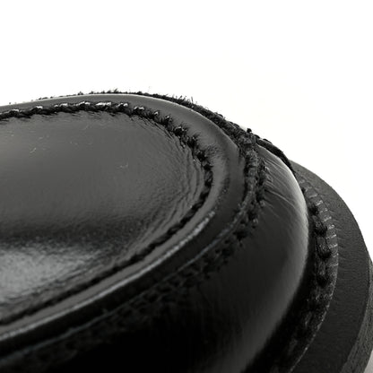 Chanel Calfskin Enamel Charms Mocassin Loafers 35.5 Black 10 of 10