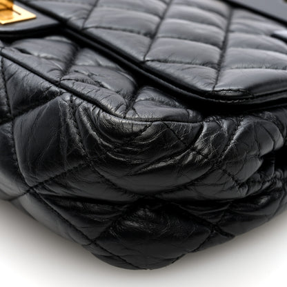 Chanel Aged Calfskin Quilted 2.55 Reissue 225 Hanger Flap Black 10 of 10