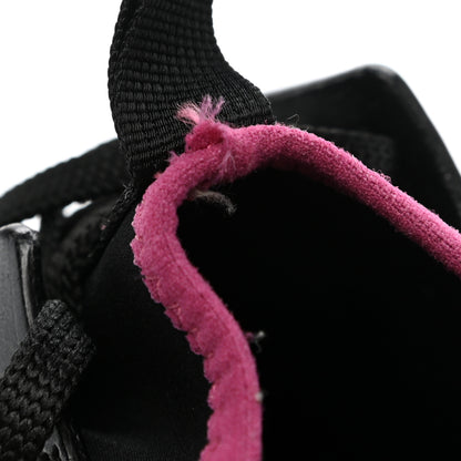 Balenciaga Calfskin Neoprene Mesh Suede Womens Race Runner Sneakers 42 Black Silver Pink 14 of 14