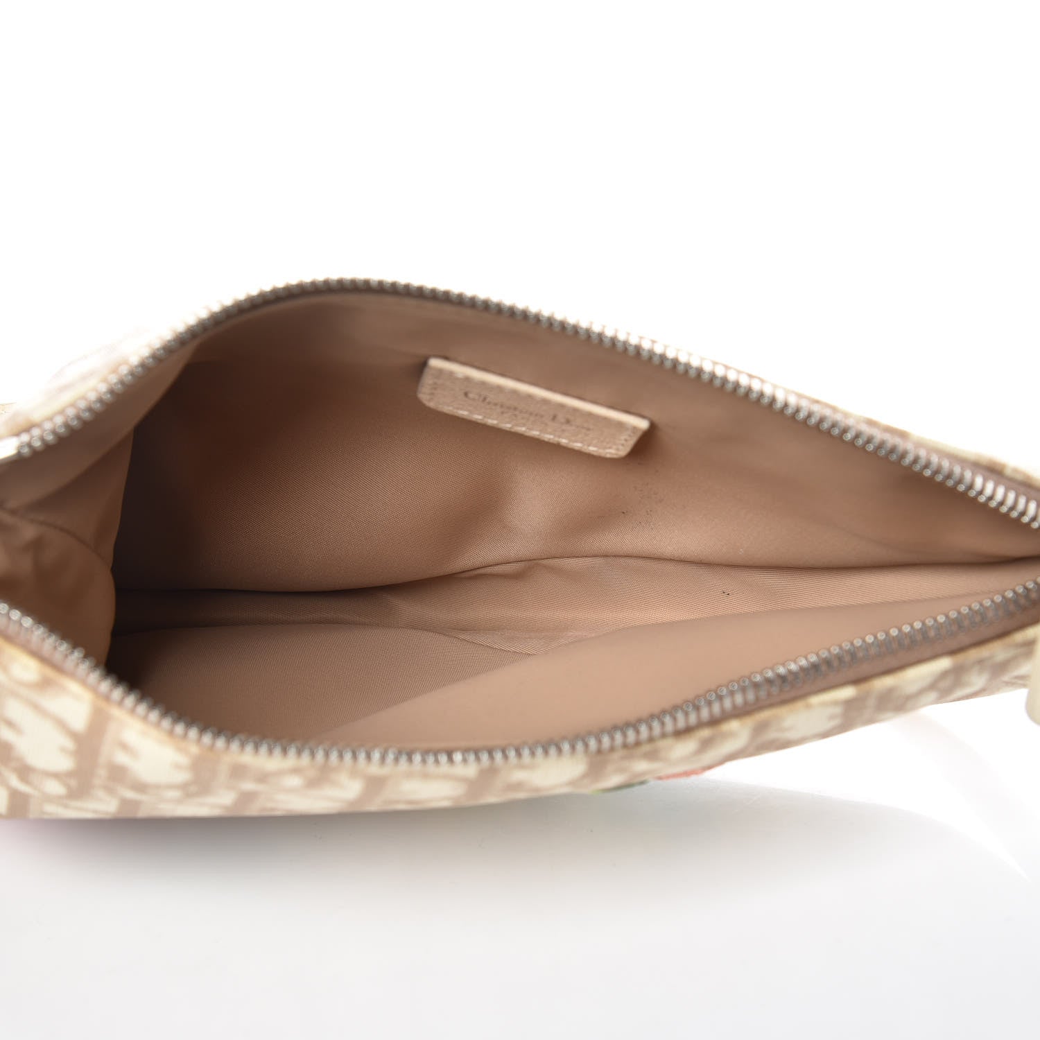 Christian Dior Monogram Vintage Flowers Mini Saddle Bag Beige 5 of 10