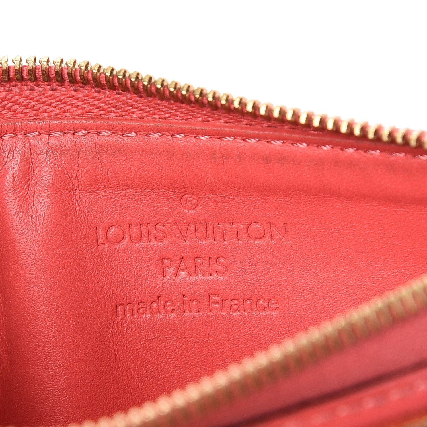 Louis Vuitton Vernis Key Pouch Rose Litchi 6 of 6