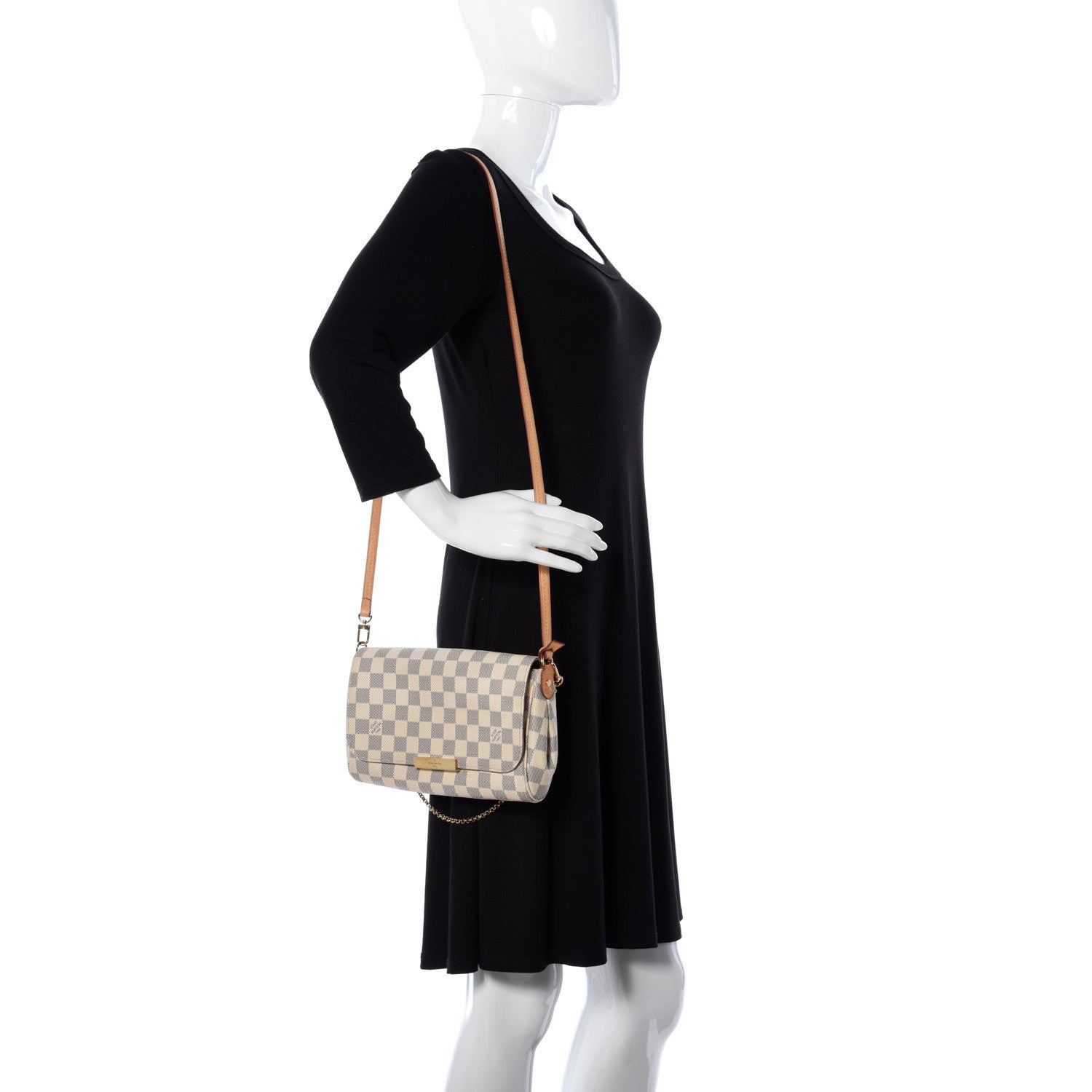 Louis Vuitton Damier Azur Favorite MM 2 of 10