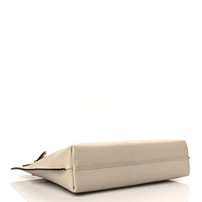 Burberry Grainy Calfskin Wristlet Clutch Stone 4 of 9
